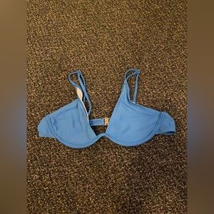 Blue Bikini Top